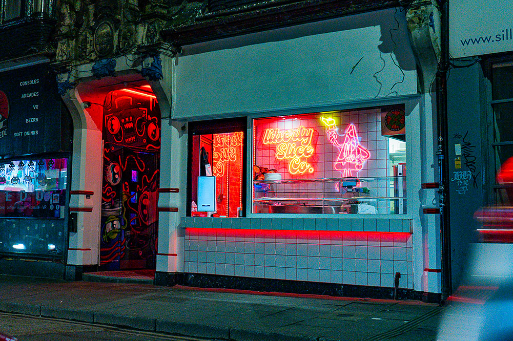 Liberty Slice Co. front of shop